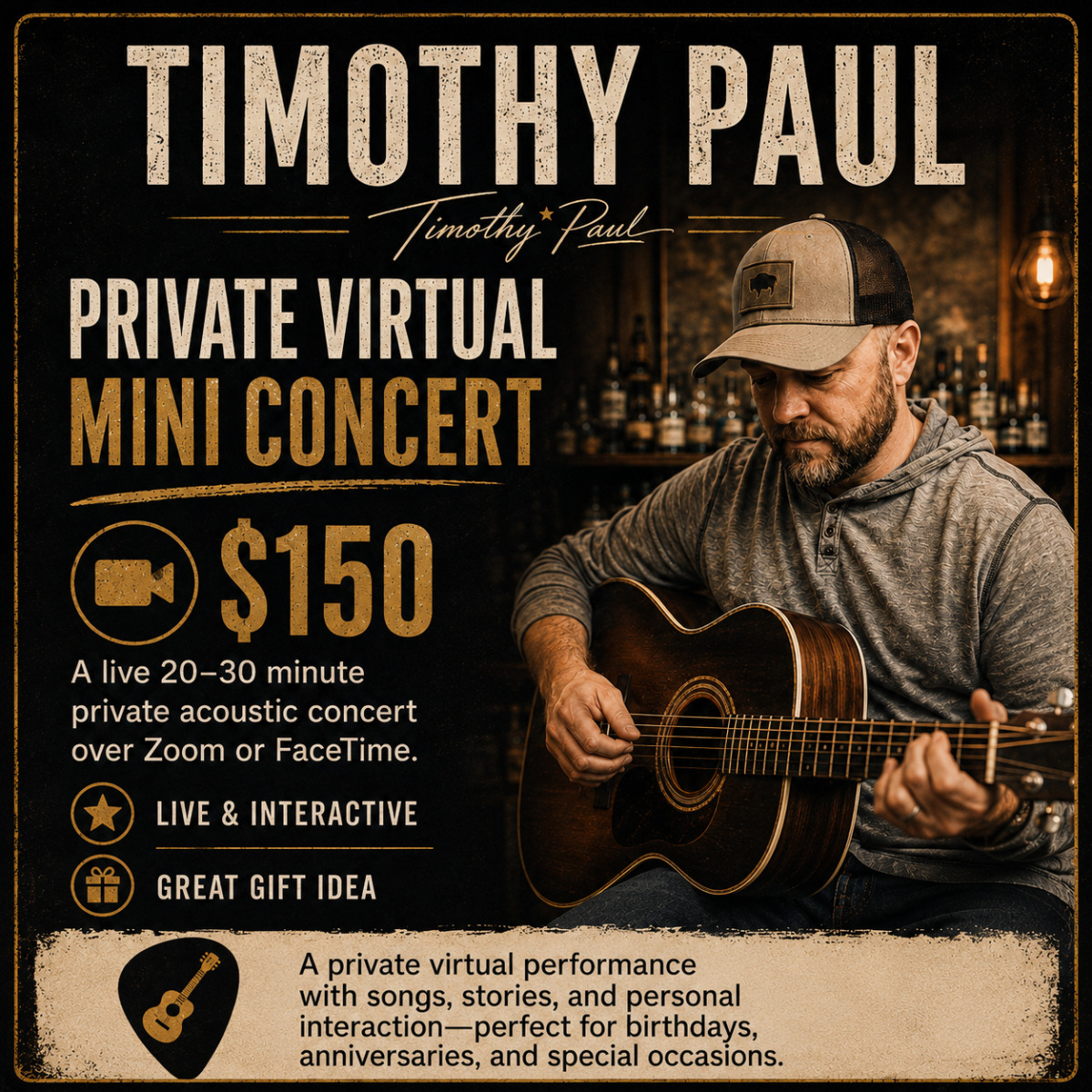 Private Virtual Mini Concert
