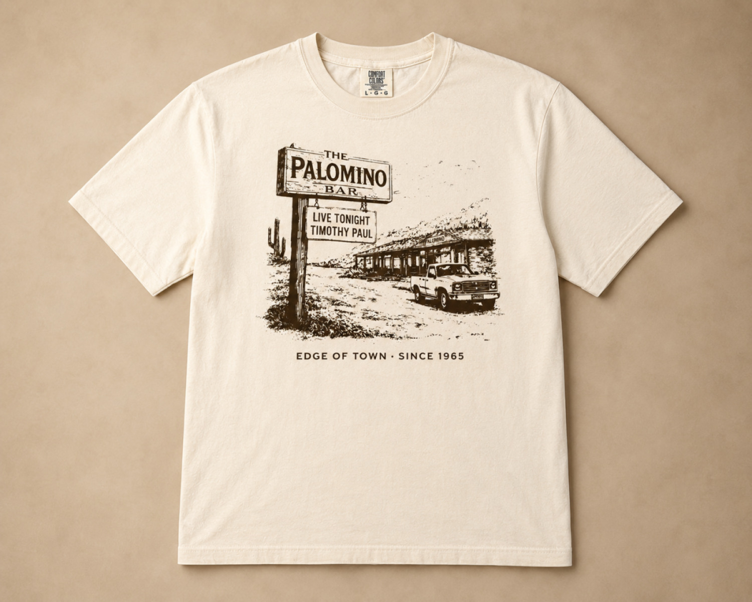 Palomino Ivory Tee - Large